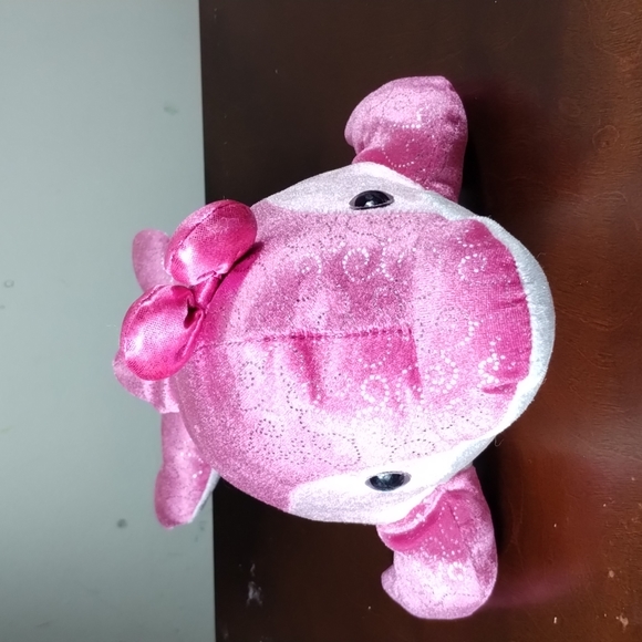 ✓Aurora Destination Nation Boutique - 16" Sparkle Pink Dolphin Plush - Picture 4 of 16